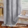 image:imageHVERSAILTEX Velvet 100 Blackout Curtains for Living Room Full Light Blocking Curtains Thermal Insulated Room Window Drapes Soft Luxury Curtains Grommet Top 2 Panels 55 W x 84 L Glacier GrayGrey