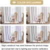 image:imageHVERSAILTEX Velvet 100 Blackout Curtains for Living Room Full Light Blocking Curtains Thermal Insulated Room Window Drapes Soft Luxury Curtains Grommet Top 2 Panels 55 W x 84 L Glacier GrayWhite