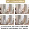 image:imageHVERSAILTEX Velvet 100 Blackout Curtains for Living Room Full Light Blocking Curtains Thermal Insulated Room Window Drapes Soft Luxury Curtains Grommet Top 2 Panels 55 W x 84 L Glacier GrayNatural