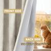 image:imageHVERSAILTEX Velvet 100 Blackout Curtains for Living Room Full Light Blocking Curtains Thermal Insulated Room Window Drapes Soft Luxury Curtains Grommet Top 2 Panels 55 W x 84 L Glacier GraySand