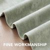 image:imageHVERSAILTEX Velvet 100 Blackout Curtains for Living Room Full Light Blocking Curtains Thermal Insulated Room Window Drapes Soft Luxury Curtains Grommet Top 2 Panels 55 W x 84 L Glacier GraySage