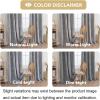 image:imageHVERSAILTEX Velvet 100 Blackout Curtains for Living Room Full Light Blocking Curtains Thermal Insulated Room Window Drapes Soft Luxury Curtains Grommet Top 2 Panels 55 W x 84 L Glacier GrayGrey