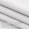 image:imageHVERSAILTEX Velvet 100 Blackout Curtains for Living Room Full Light Blocking Curtains Thermal Insulated Room Window Drapes Soft Luxury Curtains Grommet Top 2 Panels 55 W x 84 L Glacier GrayWhite