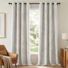 image:imageHVERSAILTEX Velvet 100 Blackout Curtains for Living Room Full Light Blocking Curtains Thermal Insulated Room Window Drapes Soft Luxury Curtains Grommet Top 2 Panels 55 W x 84 L Glacier GrayIvory