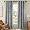 image:imageHVERSAILTEX Velvet 100 Blackout Curtains for Living Room Full Light Blocking Curtains Thermal Insulated Room Window Drapes Soft Luxury Curtains Grommet Top 2 Panels 55 W x 84 L Glacier GrayGrey