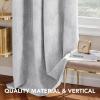 image:imageHVERSAILTEX Velvet 100 Blackout Curtains for Living Room Full Light Blocking Curtains Thermal Insulated Room Window Drapes Soft Luxury Curtains Grommet Top 2 Panels 55 W x 84 L Glacier GrayGlacier Gray