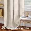 image:imageHVERSAILTEX Velvet 100 Blackout Curtains for Living Room Full Light Blocking Curtains Thermal Insulated Room Window Drapes Soft Luxury Curtains Grommet Top 2 Panels 55 W x 84 L Glacier GraySand