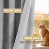 image:imageHVERSAILTEX Velvet 100 Blackout Curtains for Living Room Full Light Blocking Curtains Thermal Insulated Room Window Drapes Soft Luxury Curtains Grommet Top 2 Panels 55 W x 84 L Glacier GrayGrey