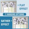 image:imageHVERSAILTEX 100 Blackout Curtains for Bedroom Cattleya Floral Printed Drapes 63 Inches Long Leah Floral Pattern Full Light Blocking Drapes with Black Liner Rod Pocket 2 Panels GreyBlueGreyOlive