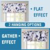image:imageHVERSAILTEX 100 Blackout Curtains for Bedroom Cattleya Floral Printed Drapes 63 Inches Long Leah Floral Pattern Full Light Blocking Drapes with Black Liner Rod Pocket 2 Panels GreyBlueNavyTaupe