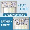 image:imageHVERSAILTEX 100 Blackout Curtains for Bedroom Cattleya Floral Printed Drapes 63 Inches Long Leah Floral Pattern Full Light Blocking Drapes with Black Liner Rod Pocket 2 Panels GreyBlueGreyYellow