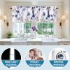 image:imageHVERSAILTEX 100 Blackout Curtains for Bedroom Cattleya Floral Printed Drapes 63 Inches Long Leah Floral Pattern Full Light Blocking Drapes with Black Liner Rod Pocket 2 Panels GreyBlueNavyTaupe