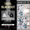 image:imageHVERSAILTEX 100 Blackout Curtains for Bedroom Cattleya Floral Printed Drapes 63 Inches Long Leah Floral Pattern Full Light Blocking Drapes with Black Liner Rod Pocket 2 Panels GreyBlueGreyTeal