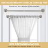 image:imageHVERSAILTEX 1 PACK Magnetic Curtain Rods for Metal Doors 16 to 28 12 Inch Diameter Adjustable French Door Curtain Rod for Classroom Whiteboard Cafe Rod with Strong Magnet Towel Bar HolderNickelNickel