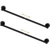 image:imageHVERSAILTEX 1 PACK Magnetic Curtain Rods for Metal Doors 16 to 28 12 Inch Diameter Adjustable French Door Curtain Rod for Classroom Whiteboard Cafe Rod with Strong Magnet Towel Bar HolderNickelBlack