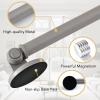 image:imageHVERSAILTEX 1 PACK Magnetic Curtain Rods for Metal Doors 16 to 28 12 Inch Diameter Adjustable French Door Curtain Rod for Classroom Whiteboard Cafe Rod with Strong Magnet Towel Bar HolderNickelNickel
