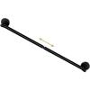 image:imageHVERSAILTEX 1 PACK Magnetic Curtain Rods for Metal Doors 16 to 28 12 Inch Diameter Adjustable French Door Curtain Rod for Classroom Whiteboard Cafe Rod with Strong Magnet Towel Bar HolderNickelBlack