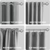 image:imageHVERSAILTEX Curtain Rods for Windows 162 to 282 Inches 1 inch Diameter Adjustable Decorative Telescoping Curtain Rod with Brackets Heavy Duty Splicing Window Rods with Decorative Finials BlackNickel