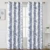 image:imageHVERSAILTEX Blackout Curtains 84 Inch Length 2 Panels Set Floral Print Curtain Drapes for Living Room Thermal Insulated Grommet Window Curtains for Bedroom  Traditional Floral in Sage and BrownFloral in Storm Blue