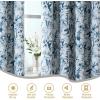 image:imageHVERSAILTEX Blackout Curtains 84 Inch Length 2 Panels Set Floral Print Curtain Drapes for Living Room Thermal Insulated Grommet Window Curtains for Bedroom  Traditional Floral in Sage and BrownFrench Jouy Flora in Stone Blue