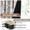 image:imageHVERSAILTEX Blackout Curtains 84 Inch Length 2 Panels Set Floral Print Curtain Drapes for Living Room Thermal Insulated Grommet Window Curtains for Bedroom  Traditional Floral in Sage and BrownFloral in Caramel and Moss