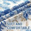 image:imageHVERSAILTEX Blackout Curtains 84 Inch Length 2 Panels Set Floral Print Curtain Drapes for Living Room Thermal Insulated Grommet Window Curtains for Bedroom  Traditional Floral in Sage and BrownFloral in Blue and Wheat