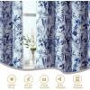 image:imageHVERSAILTEX Blackout Curtains 84 Inch Length 2 Panels Set Floral Print Curtain Drapes for Living Room Thermal Insulated Grommet Window Curtains for Bedroom  Traditional Floral in Sage and BrownFrench Jouy Flora in Blue