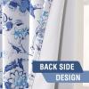 image:imageHVERSAILTEX Blackout Curtains 84 Inch Length 2 Panels Set Floral Print Curtain Drapes for Living Room Thermal Insulated Grommet Window Curtains for Bedroom  Traditional Floral in Sage and BrownFloral in Blue and White