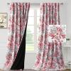 image:imageHVERSAILTEX Blackout Curtains 84 Inch Length 2 Panels Set Floral Print Curtain Drapes for Living Room Thermal Insulated Grommet Window Curtains for Bedroom  Traditional Floral in Sage and BrownFloral in Christmas Red and Christmas Green