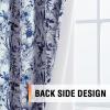 image:imageHVERSAILTEX Blackout Curtains 84 Inch Length 2 Panels Set Floral Print Curtain Drapes for Living Room Thermal Insulated Grommet Window Curtains for Bedroom  Traditional Floral in Sage and BrownFrench Jouy Flora in Blue