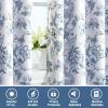 image:imageHVERSAILTEX Blackout Curtains 84 Inch Length 2 Panels Set Floral Print Curtain Drapes for Living Room Thermal Insulated Grommet Window Curtains for Bedroom  Traditional Floral in Sage and BrownFloral in Storm Blue