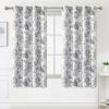 image:imageHVERSAILTEX Blackout Curtains 84 Inch Length 2 Panels Set Floral Print Curtain Drapes for Living Room Thermal Insulated Grommet Window Curtains for Bedroom  Traditional Floral in Sage and BrownFloral in Antique Green