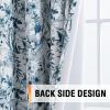 image:imageHVERSAILTEX Blackout Curtains 84 Inch Length 2 Panels Set Floral Print Curtain Drapes for Living Room Thermal Insulated Grommet Window Curtains for Bedroom  Traditional Floral in Sage and BrownFrench Jouy Flora in Stone Blue