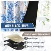 image:imageHVERSAILTEX Blackout Curtains 84 Inch Length 2 Panels Set Floral Print Curtain Drapes for Living Room Thermal Insulated Grommet Window Curtains for Bedroom  Traditional Floral in Sage and BrownFloral in Blue and Wheat