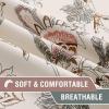 image:imageHVERSAILTEX Blackout Curtains 84 Inch Length 2 Panels Set Floral Print Curtain Drapes for Living Room Thermal Insulated Grommet Window Curtains for Bedroom  Traditional Floral in Sage and BrownFloral in Sage and Brown