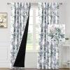image:imageHVERSAILTEX Blackout Curtains 84 Inch Length 2 Panels Set Floral Print Curtain Drapes for Living Room Thermal Insulated Grommet Window Curtains for Bedroom  Traditional Floral in Sage and BrownFloral in Moss and Wheat