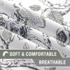 image:imageHVERSAILTEX Blackout Curtains 84 Inch Length 2 Panels Set Floral Print Curtain Drapes for Living Room Thermal Insulated Grommet Window Curtains for Bedroom  Traditional Floral in Sage and BrownFloral in Antique Green