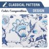 image:imageHVERSAILTEX Blackout Curtains 84 Inch Length 2 Panels Set Floral Print Curtain Drapes for Living Room Thermal Insulated Grommet Window Curtains for Bedroom  Traditional Floral in Sage and BrownFloral in Blue and White