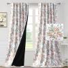 image:imageHVERSAILTEX Blackout Curtains 84 Inch Length 2 Panels Set Floral Print Curtain Drapes for Living Room Thermal Insulated Grommet Window Curtains for Bedroom  Traditional Floral in Sage and BrownFloral in Caramel and Moss