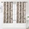 image:imageHVERSAILTEX Blackout Curtains 84 Inch Length 2 Panels Set Floral Print Curtain Drapes for Living Room Thermal Insulated Grommet Window Curtains for Bedroom  Traditional Floral in Sage and BrownFloral in Sage and Brown