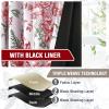 image:imageHVERSAILTEX Blackout Curtains 84 Inch Length 2 Panels Set Floral Print Curtain Drapes for Living Room Thermal Insulated Grommet Window Curtains for Bedroom  Traditional Floral in Sage and BrownFloral in Christmas Red and Christmas Green