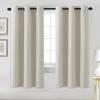 image:imageHVERSAILTEX Ivory Curtains for Bedroom Window Treatment Blackout Thermal Insulated Room Darkening Solid Grommet CurtainsDrapes for Living Room Set of 2 Panels 52 by 84 Inch Long IvoryCreamIvoryCream