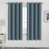 image:imageHVERSAILTEX Ivory Curtains for Bedroom Window Treatment Blackout Thermal Insulated Room Darkening Solid Grommet CurtainsDrapes for Living Room Set of 2 Panels 52 by 84 Inch Long IvoryCreamStone Blue