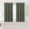 image:imageHVERSAILTEX Ivory Curtains for Bedroom Window Treatment Blackout Thermal Insulated Room Darkening Solid Grommet CurtainsDrapes for Living Room Set of 2 Panels 52 by 84 Inch Long IvoryCreamBronze Green