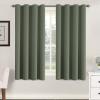 image:imageHVERSAILTEX Ivory Curtains for Bedroom Window Treatment Blackout Thermal Insulated Room Darkening Solid Grommet CurtainsDrapes for Living Room Set of 2 Panels 52 by 84 Inch Long IvoryCreamBronze Green
