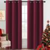 image:imageHVERSAILTEX Ivory Curtains for Bedroom Window Treatment Blackout Thermal Insulated Room Darkening Solid Grommet CurtainsDrapes for Living Room Set of 2 Panels 52 by 84 Inch Long IvoryCreamBurgundy