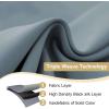 image:imageHVERSAILTEX Ivory Curtains for Bedroom Window Treatment Blackout Thermal Insulated Room Darkening Solid Grommet CurtainsDrapes for Living Room Set of 2 Panels 52 by 84 Inch Long IvoryCreamStone Blue