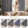 image:imageHVERSAILTEX Ivory Curtains for Bedroom Window Treatment Blackout Thermal Insulated Room Darkening Solid Grommet CurtainsDrapes for Living Room Set of 2 Panels 52 by 84 Inch Long IvoryCreamGrey