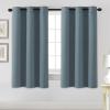 image:imageHVERSAILTEX Ivory Curtains for Bedroom Window Treatment Blackout Thermal Insulated Room Darkening Solid Grommet CurtainsDrapes for Living Room Set of 2 Panels 52 by 84 Inch Long IvoryCreamStone Blue