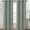 image:imageHVERSAILTEX Ivory Curtains for Bedroom Window Treatment Blackout Thermal Insulated Room Darkening Solid Grommet CurtainsDrapes for Living Room Set of 2 Panels 52 by 84 Inch Long IvoryCreamCyan